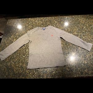 Kids Ralph Lauren Waffle Knit Long Sleeve Shirt